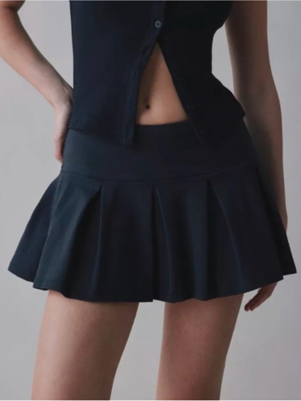 Urban Outfitters Out From Under Prep School Pleated Micro Mini Skort | NWOT